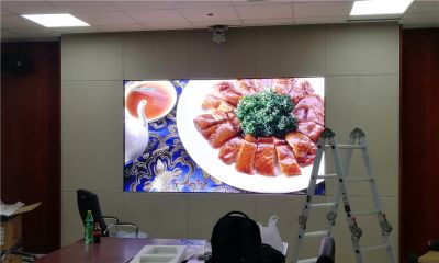 中交集团北京公司室内P2.0高清全彩LED显示屏（安装地点：北京中交集团会议室）
