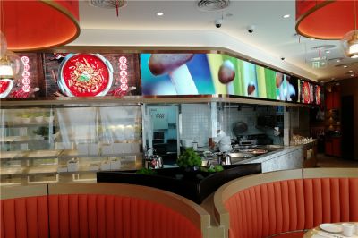 魏老香连锁餐饮店P2.0柔性LED显示屏项目（安装地点：马驹桥魏老香）